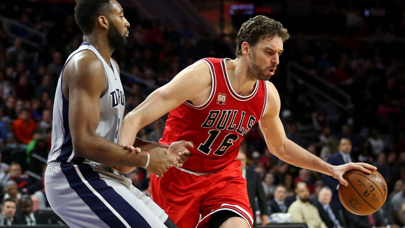Former Bulls Joakim Noah and Pau Gasol will have a role in the