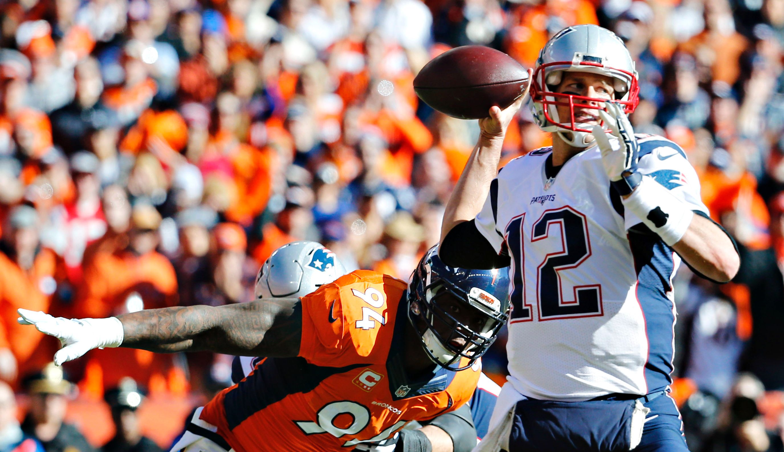 Photos: Patriots vs. Broncos in AFC Championship - ESPN