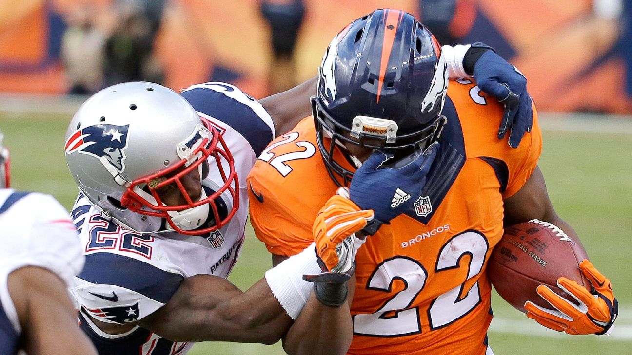 Running back C.J. Anderson (22) carries the ball during the NFL Super Bowl  50 – Denver Broncos History