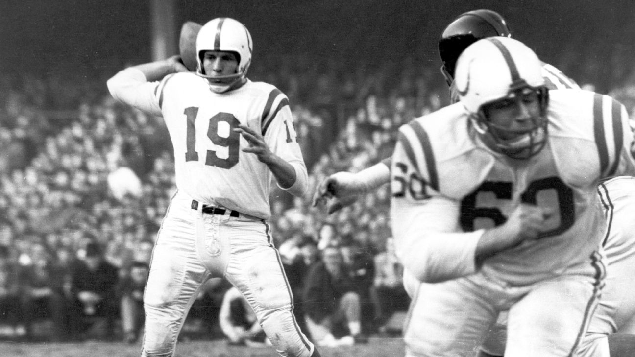 Johnny Unitas & Baltimore Colts 1958 NFL Championship Game 