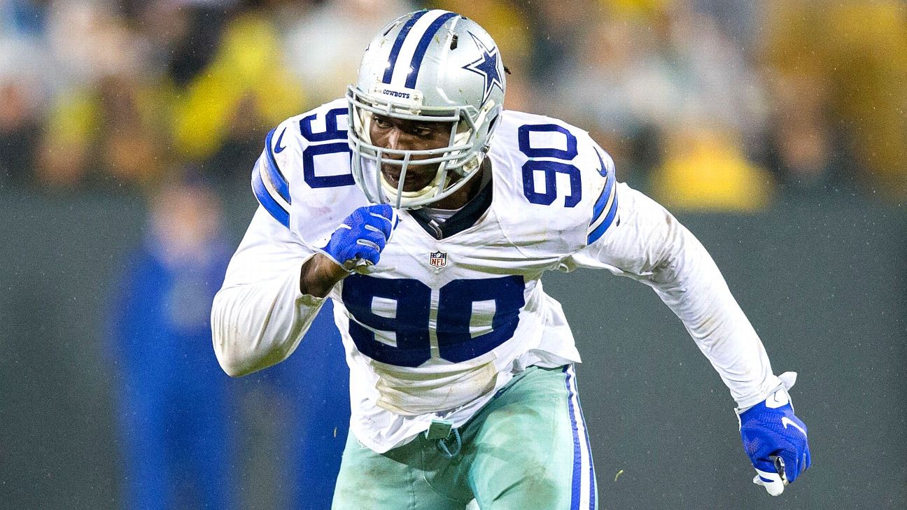 Cowboys' Rolando McClain Suspended 10 Games; DeMarcus Lawrence