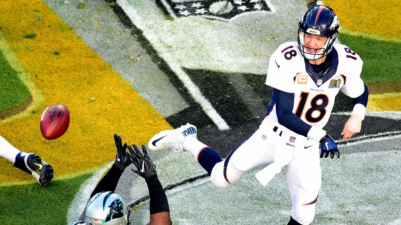 Peyton Manning had the worst season of any Super Bowl-winning QB