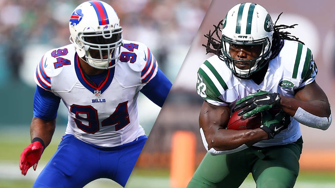 Jets vs. Bills, Brandon Marshall vs. Tyrod Taylor