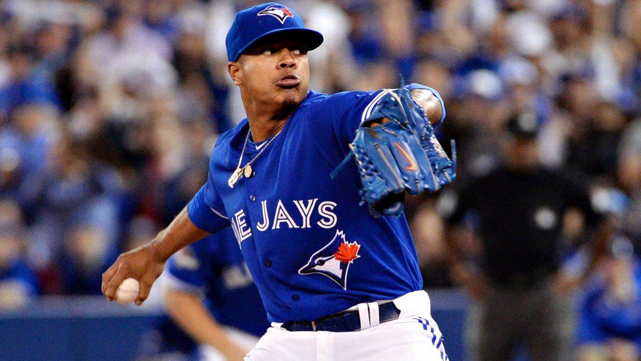 Jays' Marcus Stroman has right shoulder inflammation