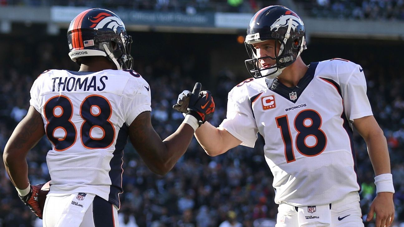 Peyton Manning, Demaryius Thomas on Forbes' 2016 list of 100