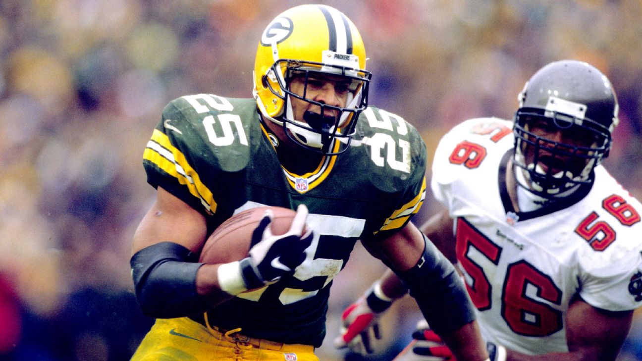 Dorsey Levens  Green bay packers vintage, Green bay packers