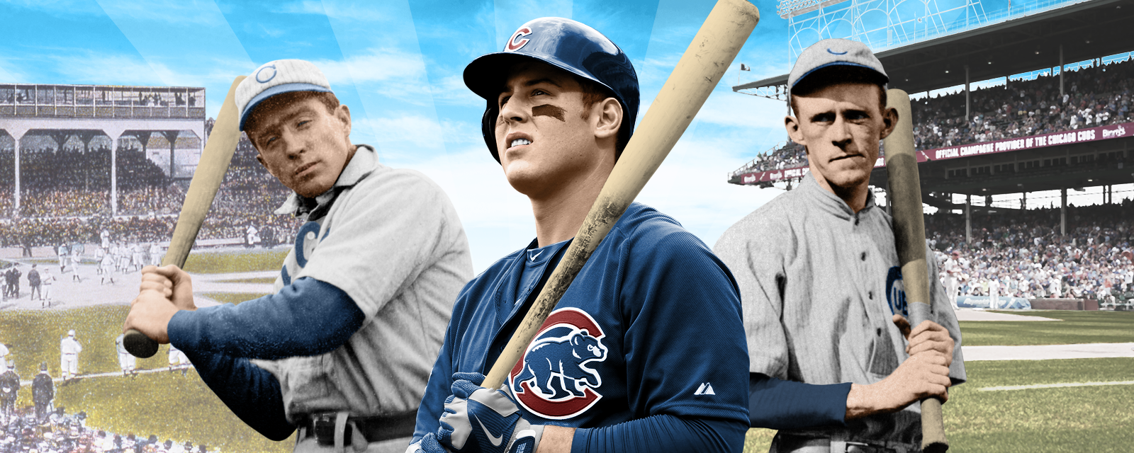 Chicago Cubs 2016 World Series Championship Skyline