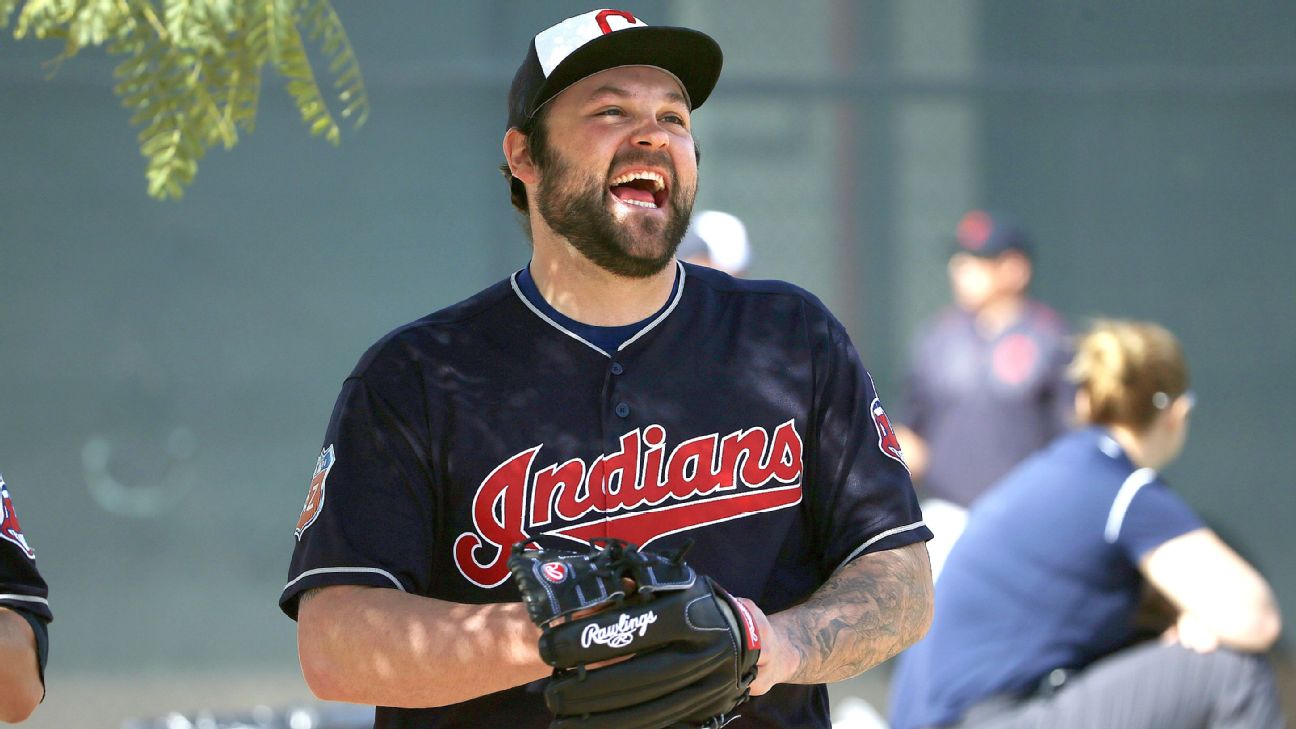 The Indians sign Joba Chamberlain to a minor league deal with an