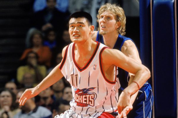 Yao Ming honoured in Houston as Rockets retire his jersey