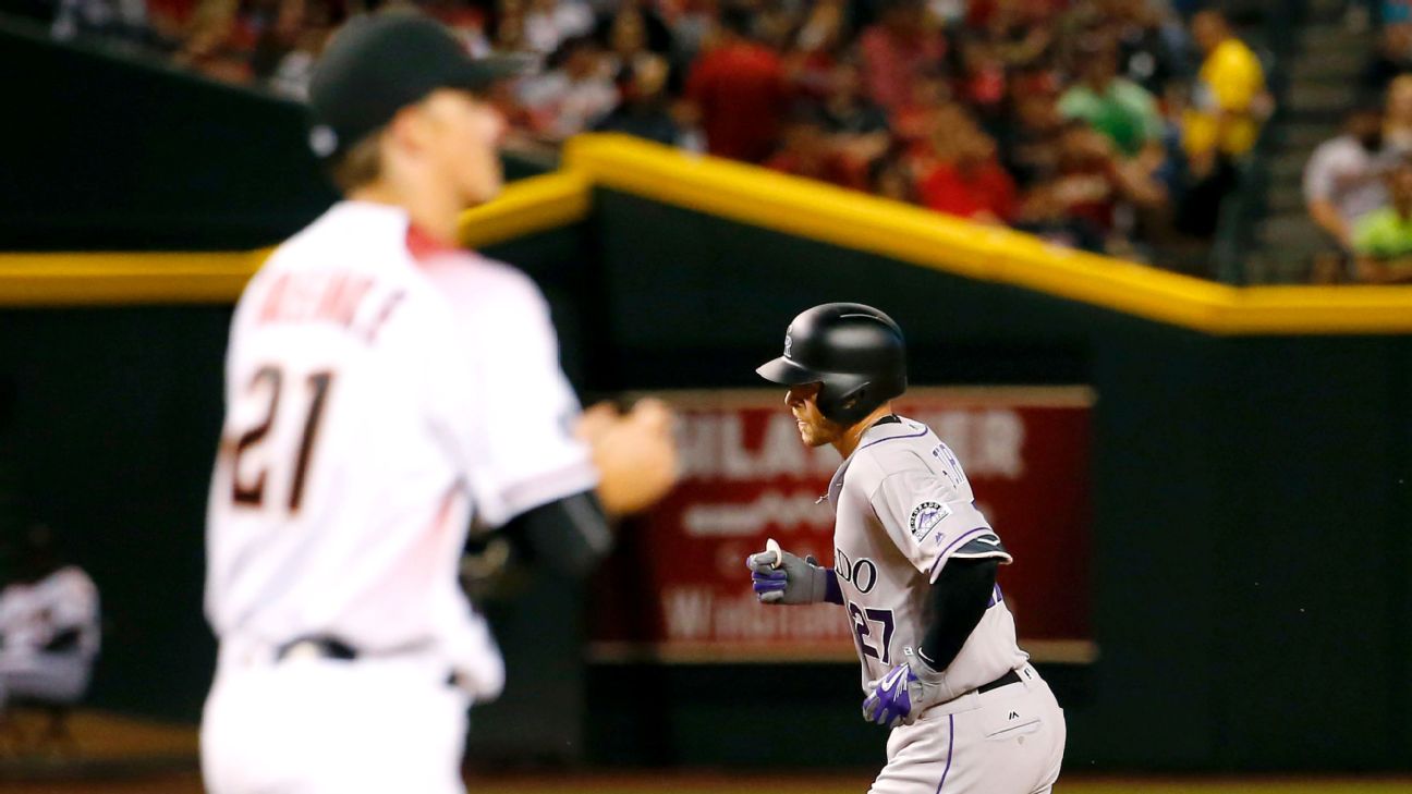 Introducing Trevor Story: Rockies SS takes Zack Greinke deep twice in debut