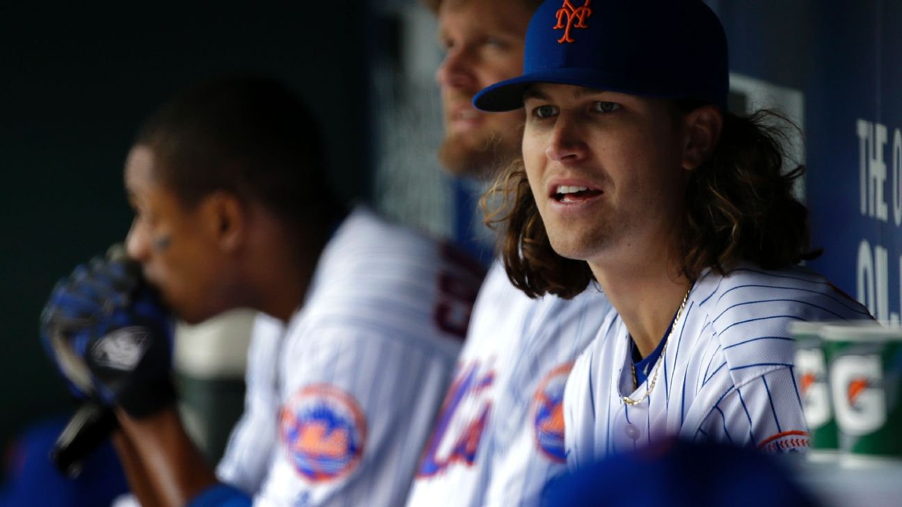 Condition improving for newborn son of Jacob deGrom of New York Mets - ESPN