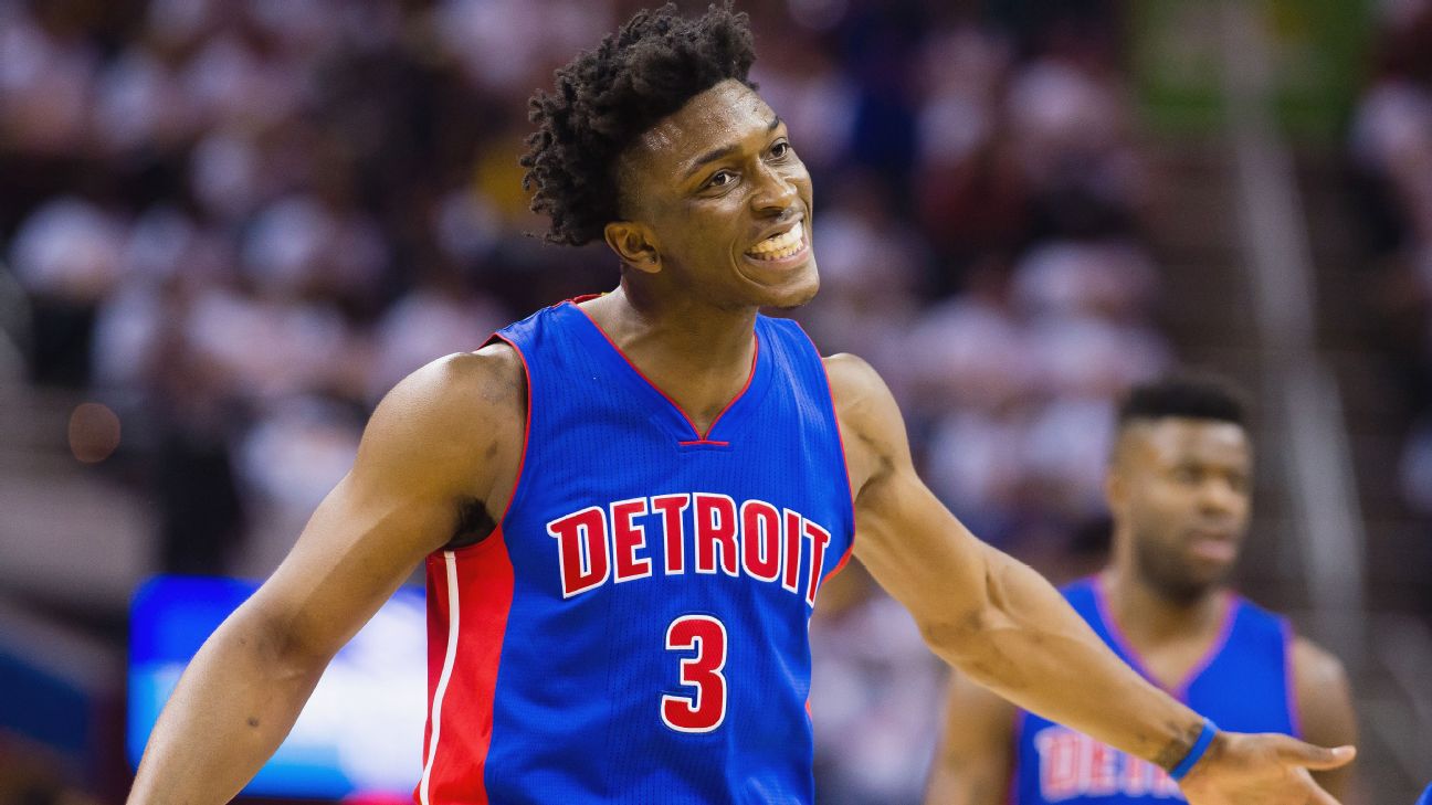 Detroit Pistons rookie Stanley Johnson making impact in playoff debut ESPN NBA ESPN