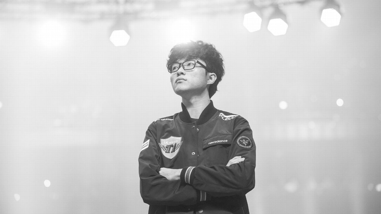 Faker, real name Lee Sang-hyeok, the top Korean esports League of News  Photo - Getty Images