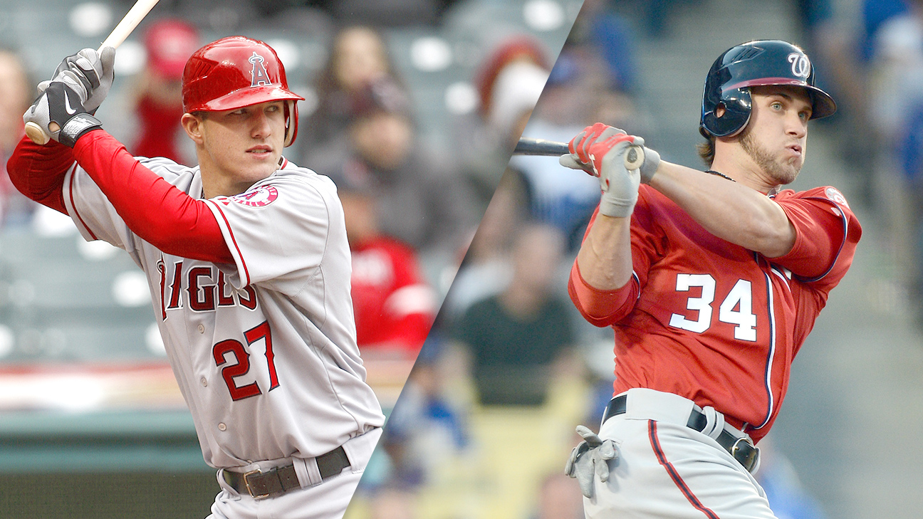 Mike Trout, Bryce Harper win MLB rookie awards