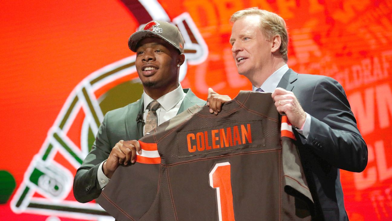 History of Cleveland Browns First-Round NFL Draft Picks All Time