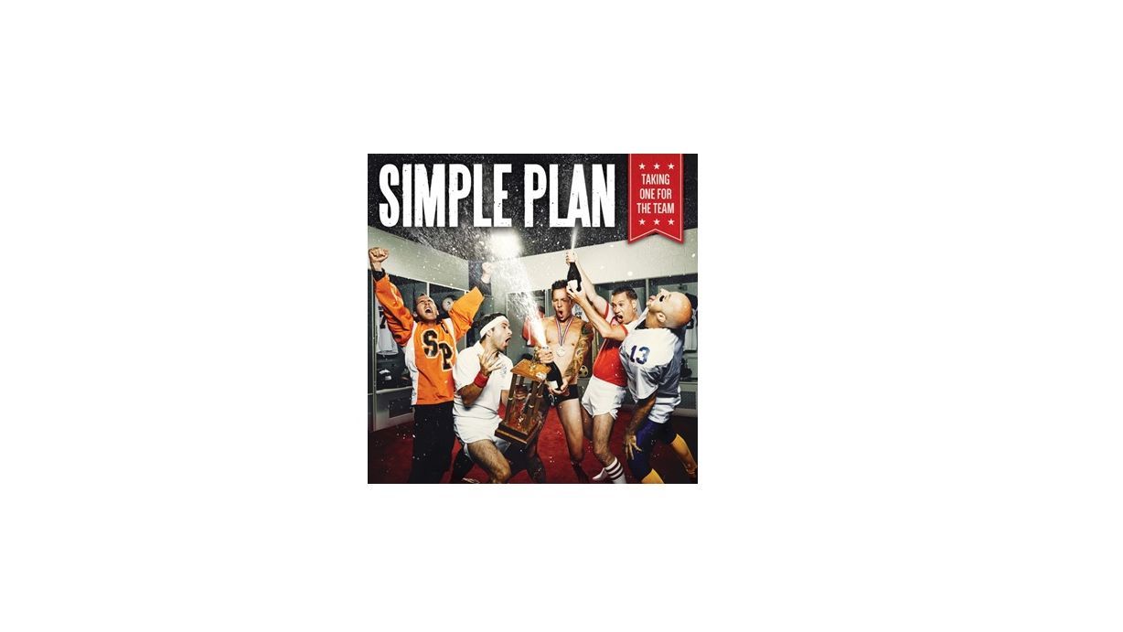 直筆サイン入り】SIMPLE PLAN TAKING ONE FOR THE-