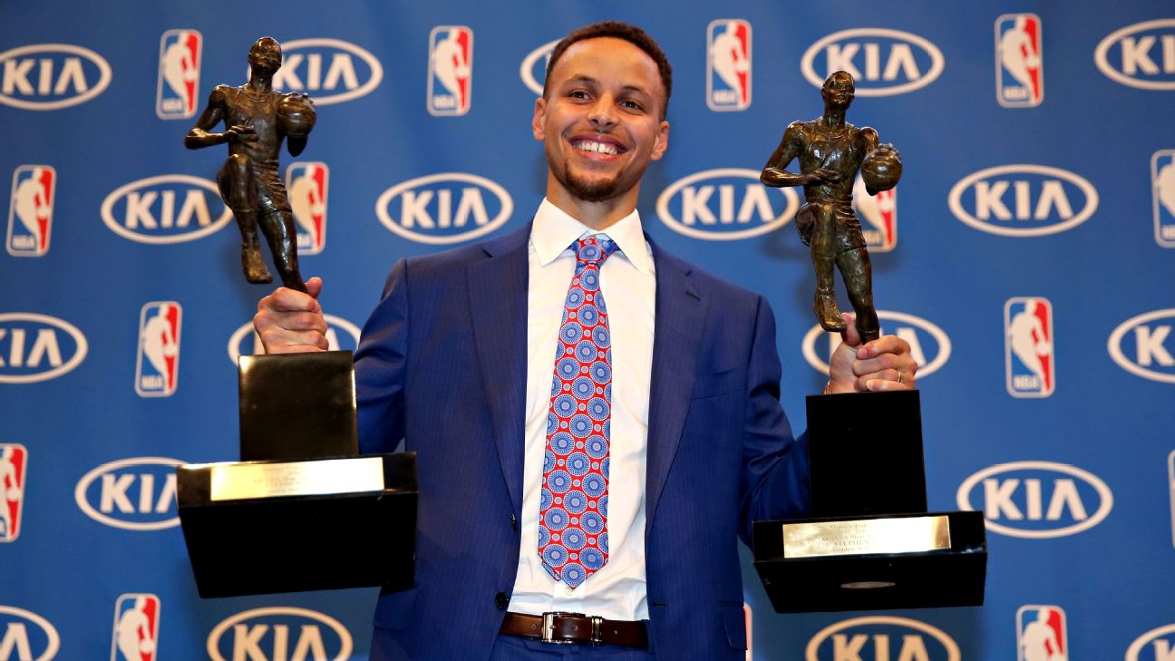 Curry é eleito MVP da NBA e 1º ganhador do prêmio por unanimidade