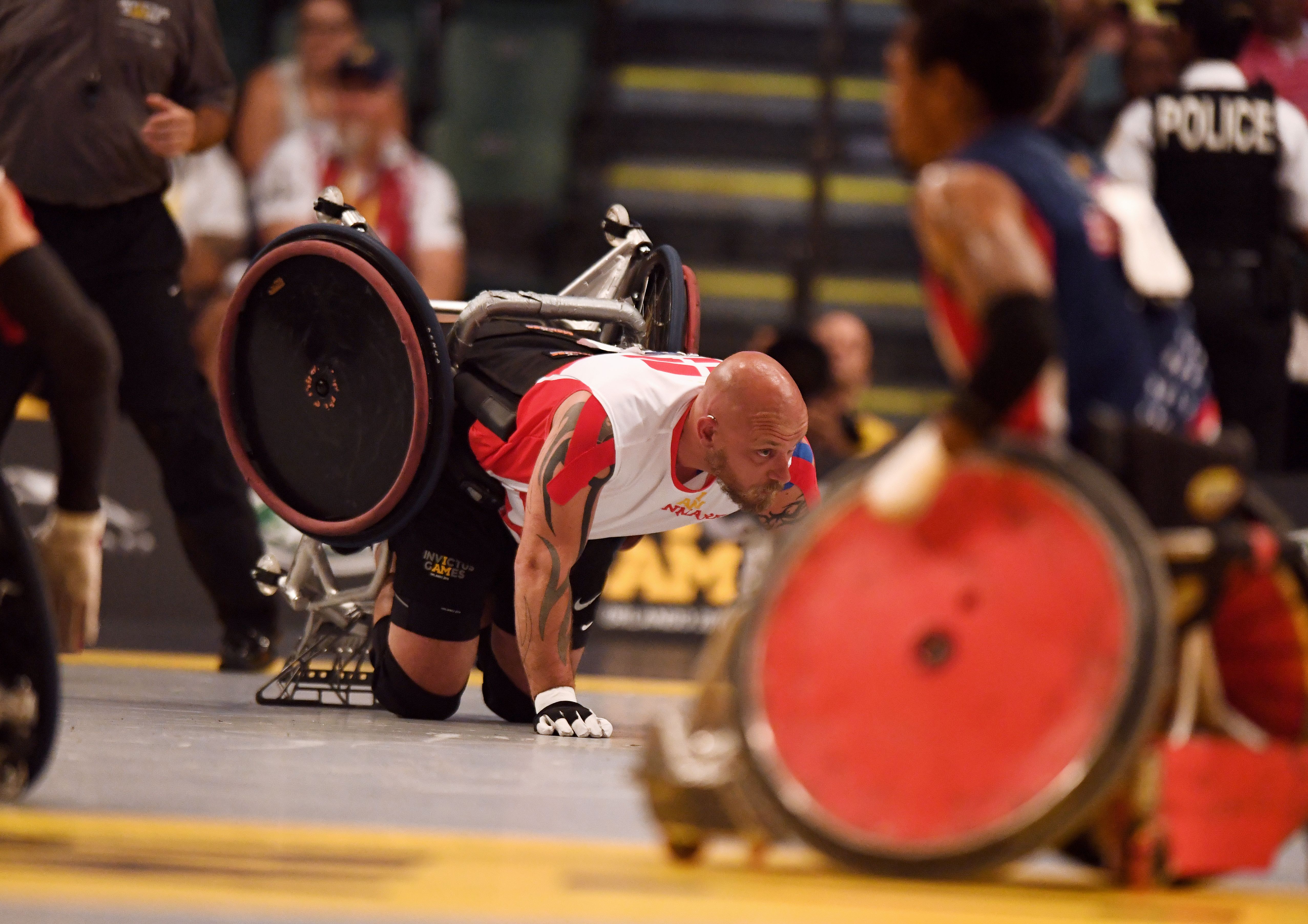 Down But Not Out - Photos: Invictus Games wheelchair rugby, Team USA's ...