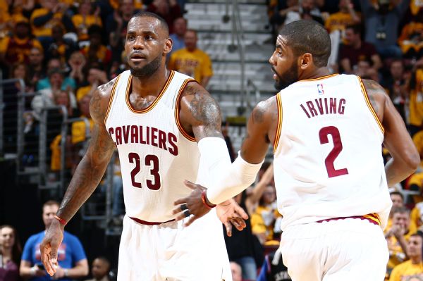 LeBron James, Kyrie Irving take over; Cleveland Cavaliers stay