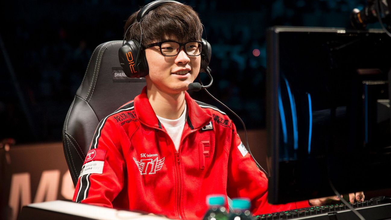 Esports superstar Faker's team wins trophy at the League of Legends World  Championship