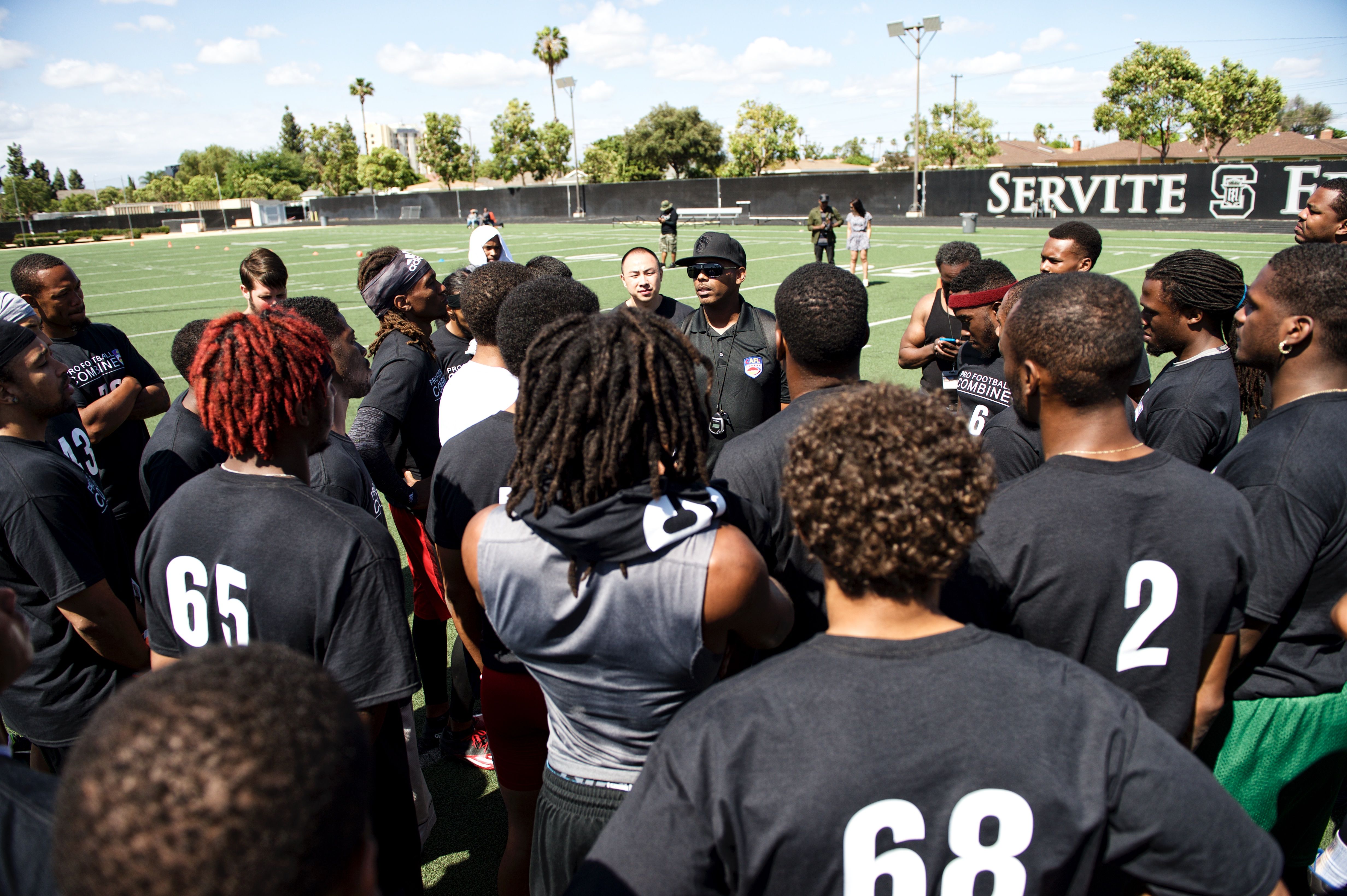 Setting goals Behind the scenes of China Arena Football League