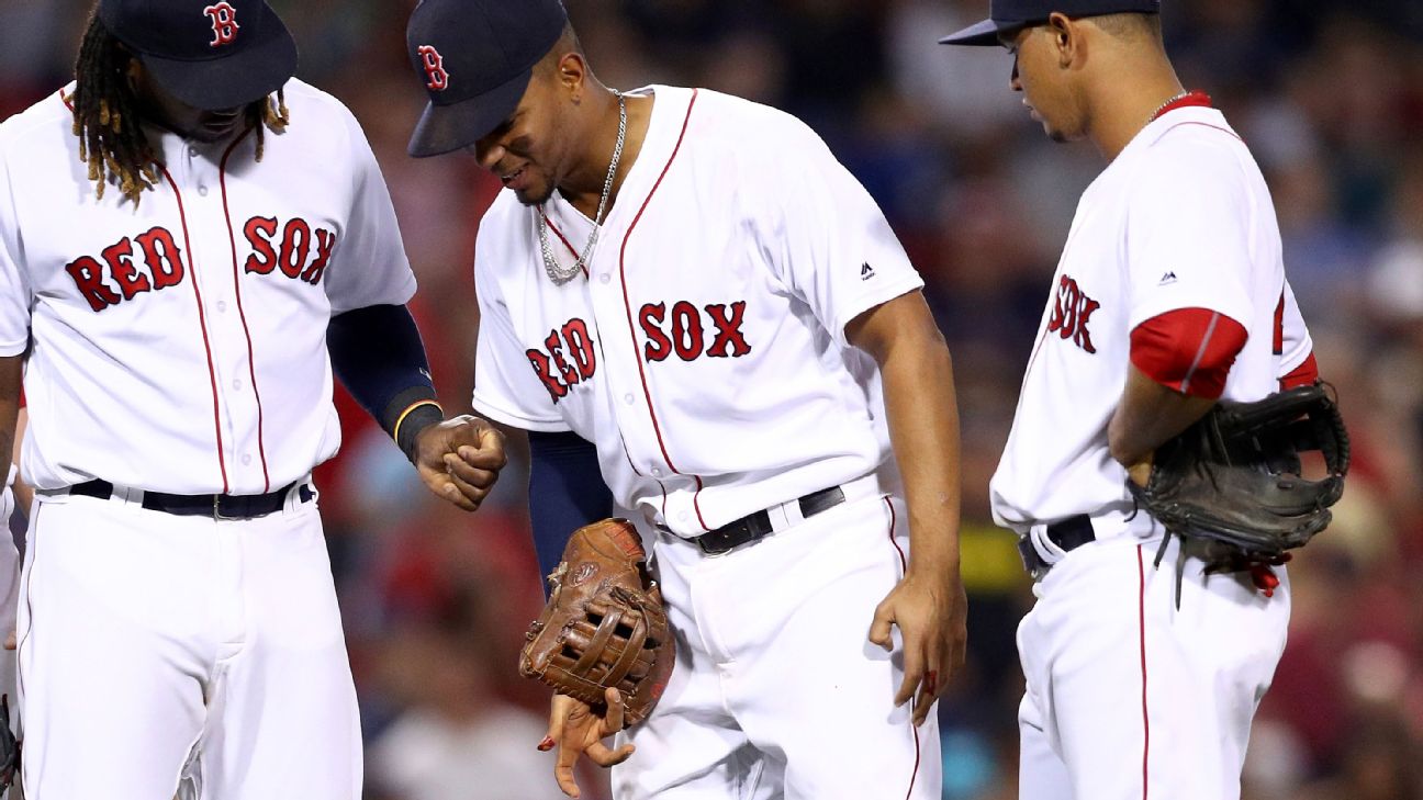 As Red Sox pitching injuries mount, Jackie Bradley Jr. takes the mound -  The Athletic