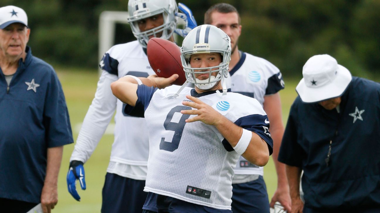 Dallas Cowboys QB Tony Romo limited at OTAs, says he has thrown