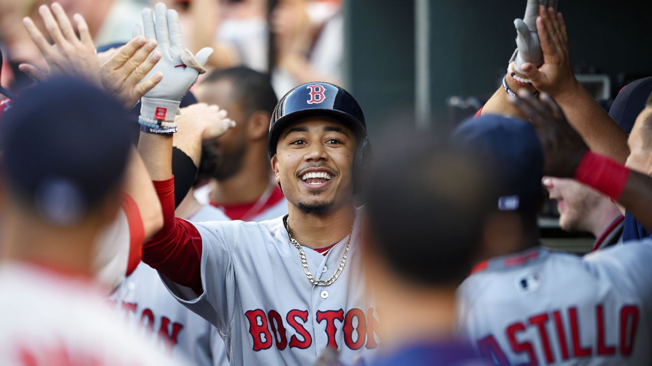 The Red Sox are hot. Mookie Betts has been hotter.