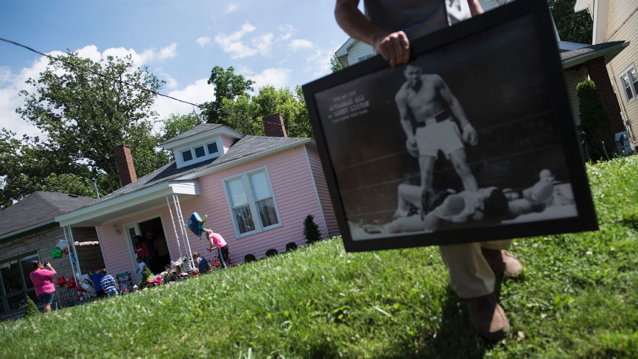 Ali’s childhood home/museum goes up for sale