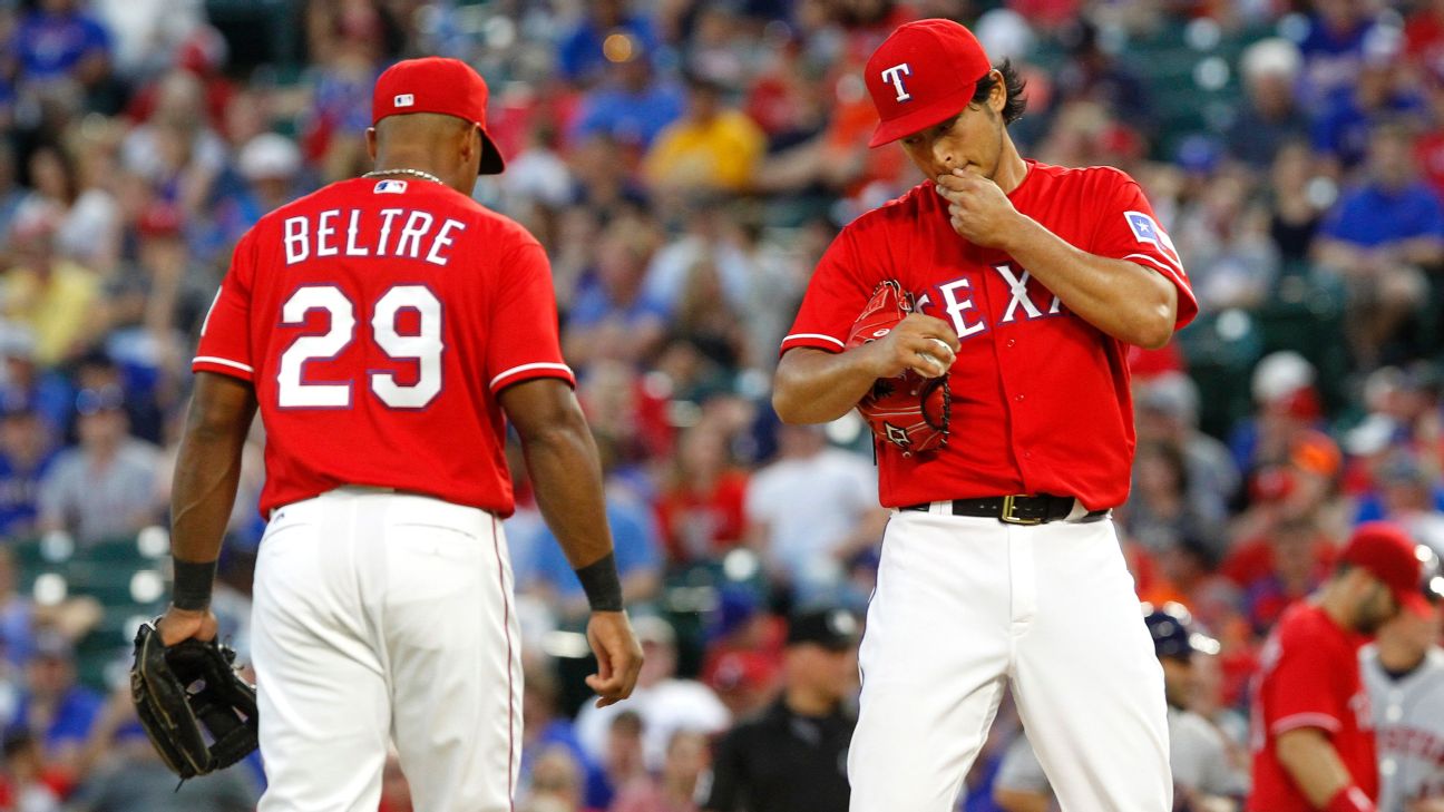 Darvish, Beltre and Rangers finish sweep of Boston