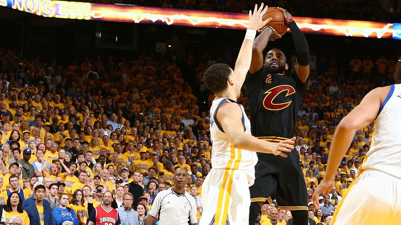 Kyrie Irving hits championship-winning shot for Cleveland Cavaliers