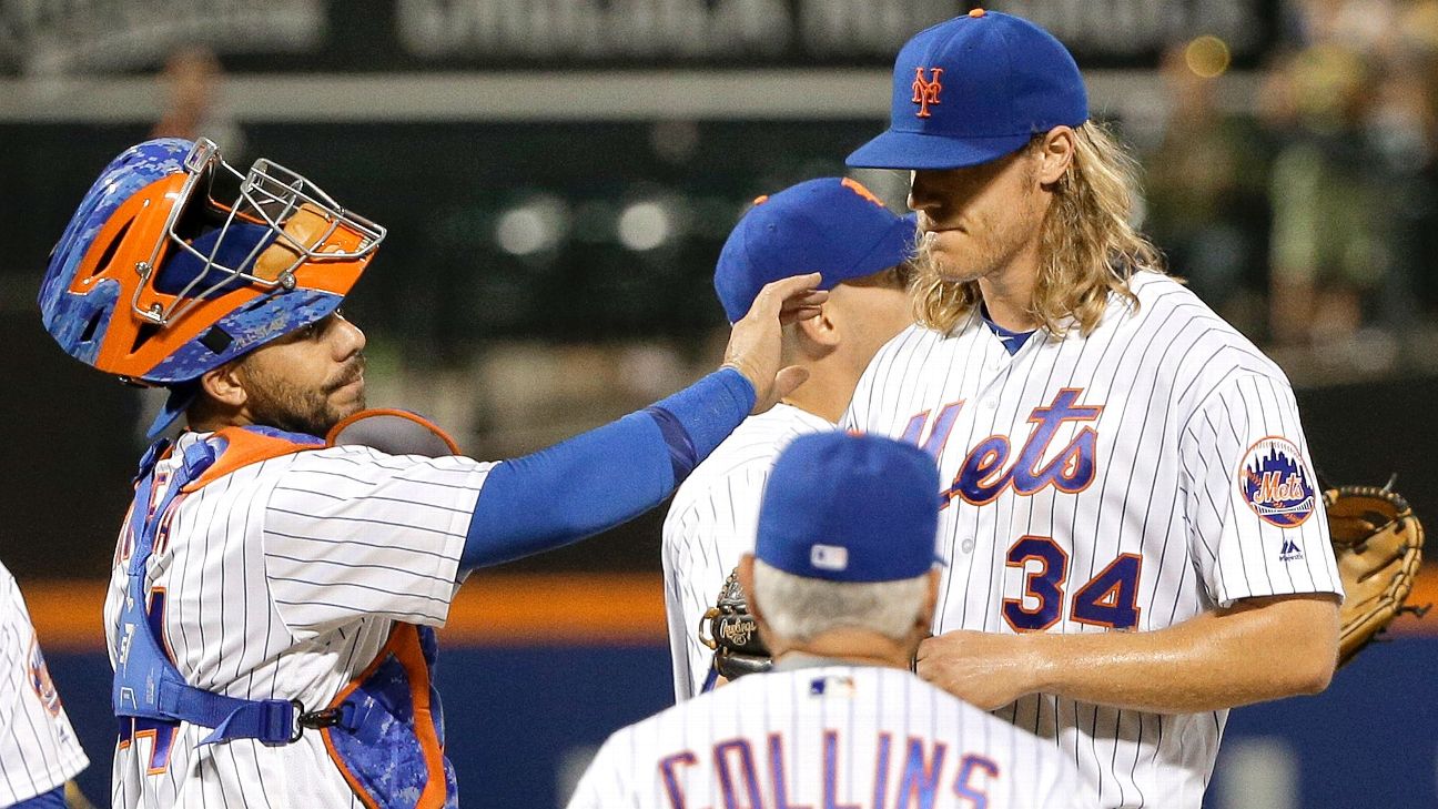 Noah Syndergaard ejected for pitch behind Chase Utley - Sports