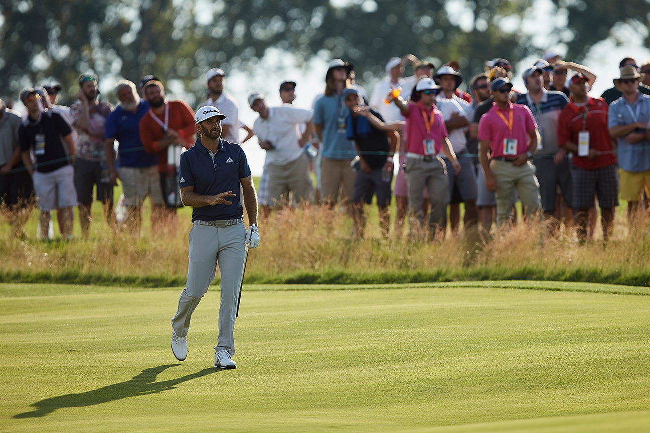 Battling Oakmont during US Open Golf Championship