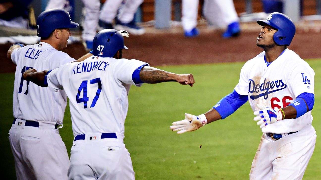 SportsCenter - 1:10 p.m ET: Yasiel Puig takes the field