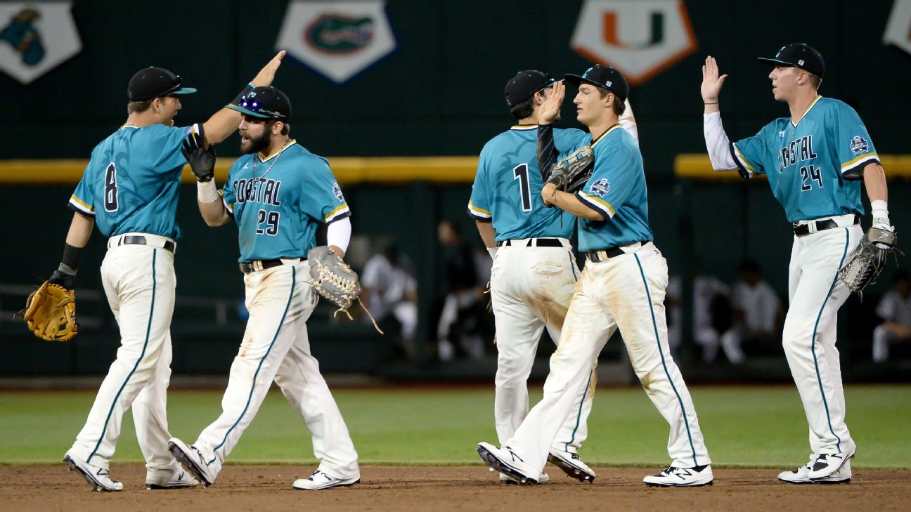 CWS: Coastal Carolina knocks out Texas Tech