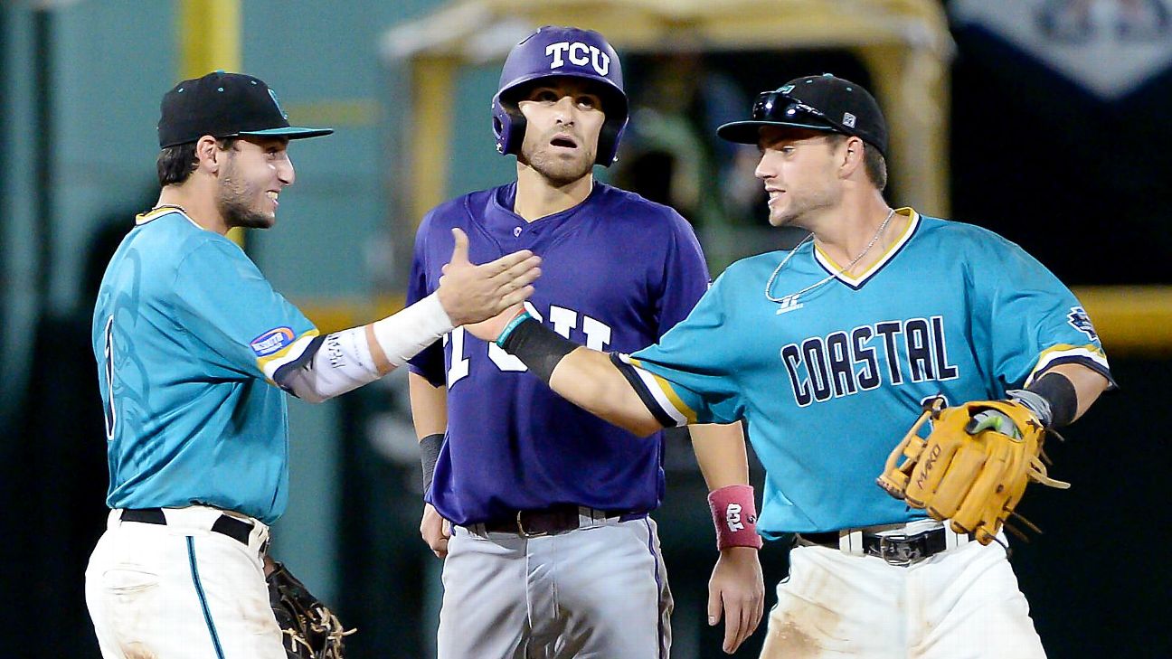 Coastal Carolina beats Texas Tech in CWS