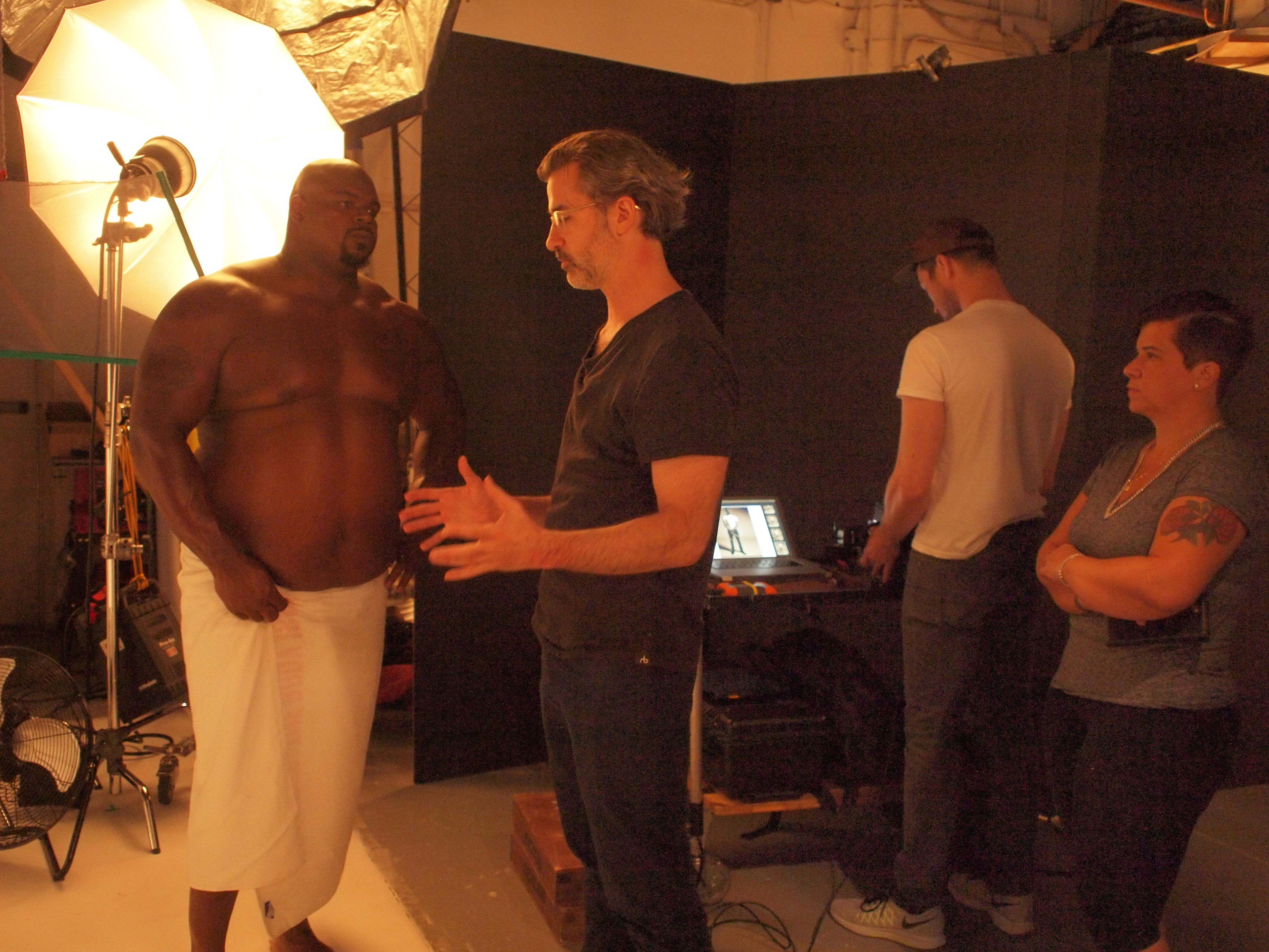 Diagramming A Scene Body Issue 2016 Vince Wilfork Behind The Scenes Espn