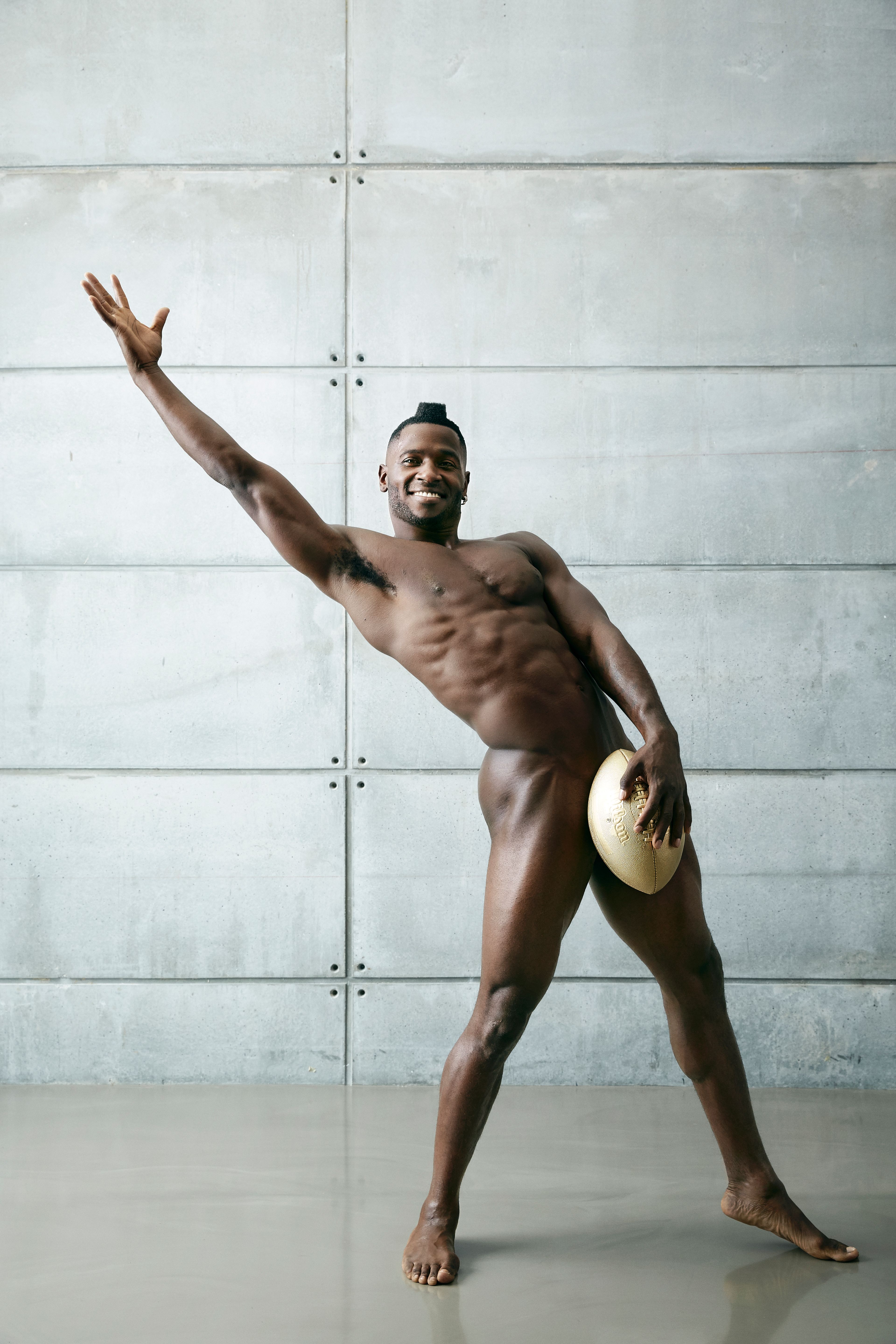 Making a leap for small receivers - Body Issue 2016: Antonio Brown Behind t...