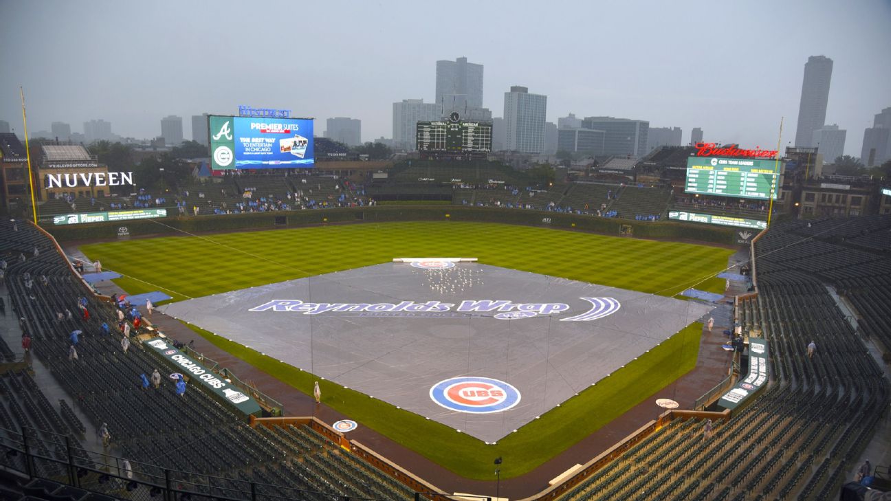 Dodgers' game against Cubs on Friday postponed because of rain