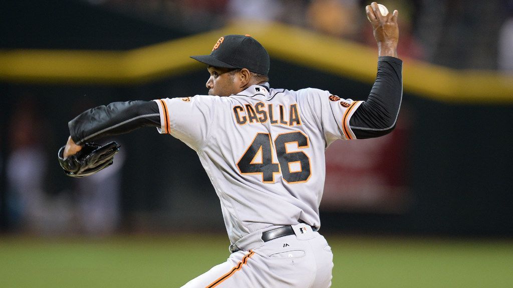 2015 Santiago Casilla Game-Worn San Francisco Giants Home Jersey