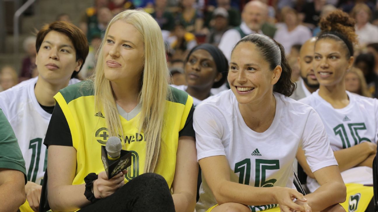 Sue Bird has jersey raised into the rafters by the Storm - ESPN Video