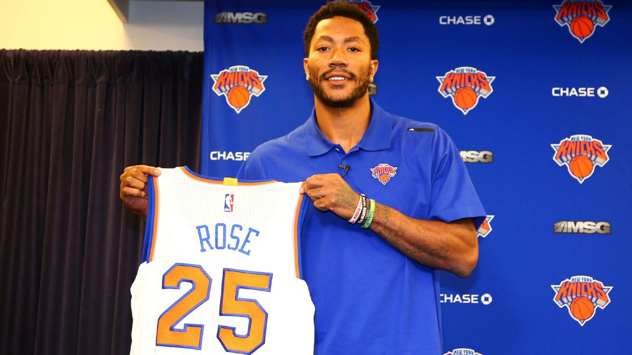 New York Knicks point guard Derrick Rose says his No. 25 jersey ...
