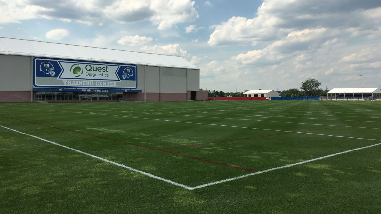 A look at the New York Giants' training camp setup in East Rutherford -  ESPN - New York Giants Blog- ESPN