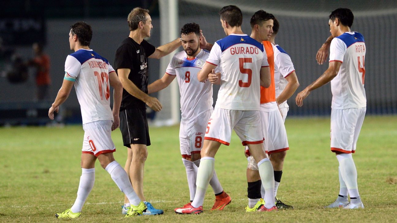 Football: Etheridge challenges young Azkals to step up