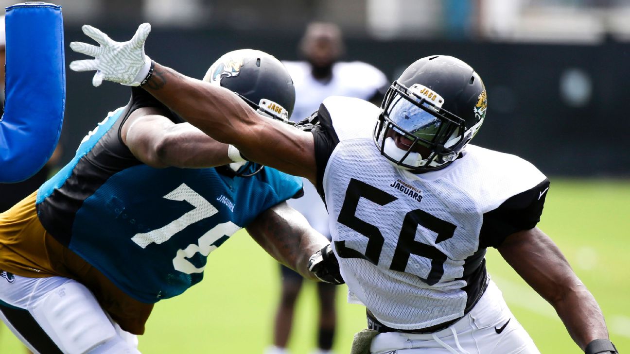 Dante Fowler Jr. of Jacksonville Jaguars tears ACL during first