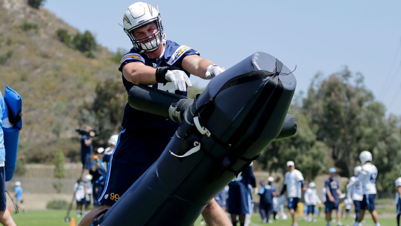 Joey Bosa not at San Diego Chargers minicamp over contract dispute