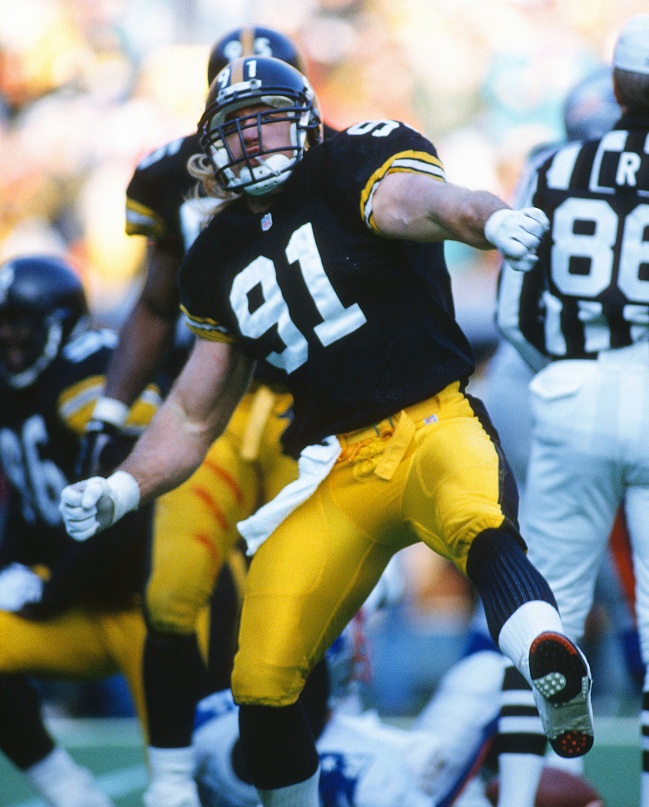 Kevin Greene Steelers  Pittsburgh steelers football, Steelers football, Kevin  greene