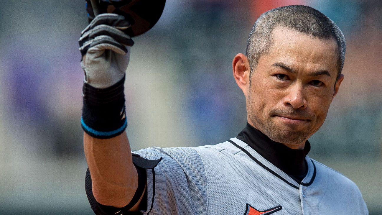 Ichiro Suzuki signs 1-year deal to remain with Miami Marlins - ESPN