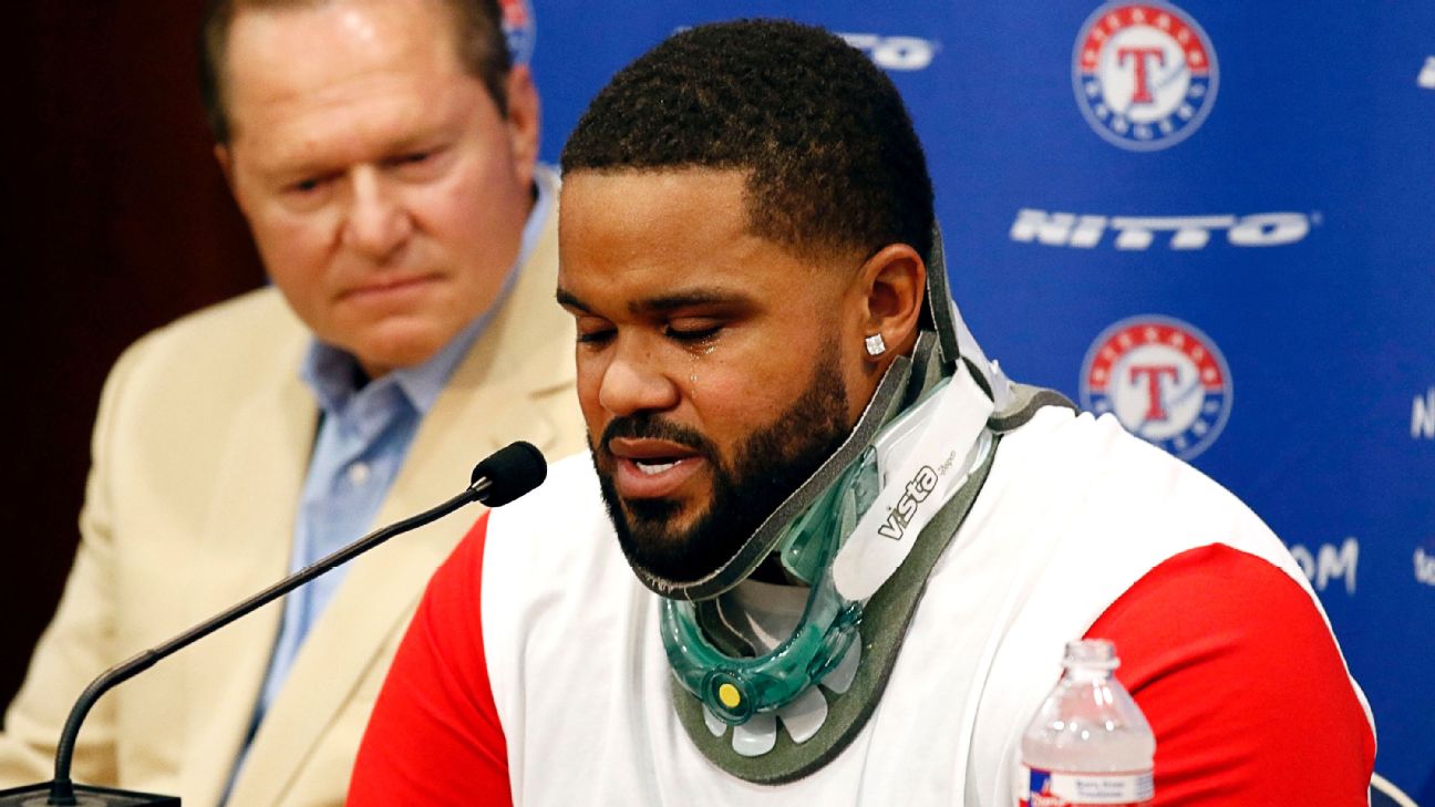 Prince Fielder of Texas Rangers emotional -- Doctors told me I can't play
