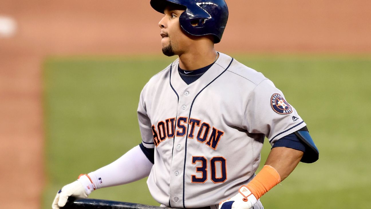 Carlos Gomez returns to Astros' starting lineup